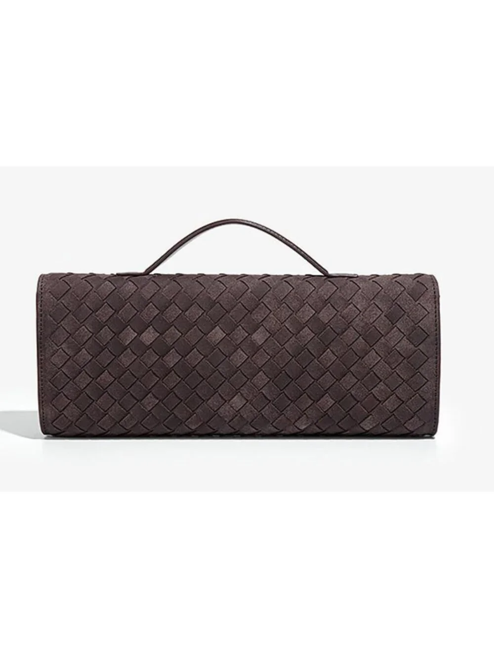 Chic Suede Woven Evening Clutch | Stylish Crossbody Shoulder Hobo Purse